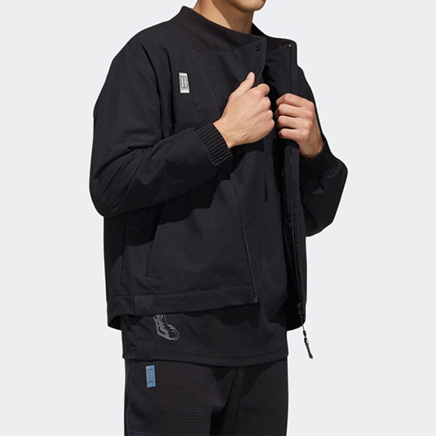 adidas Jackets Men's Black V Neck Moderate Pilot GL0403