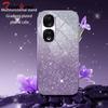 Shiny Glitter Plating Silicone Case for Huawei Honor 90 80 70 60 50 Pro SE Camera Lens Soft Back Cover