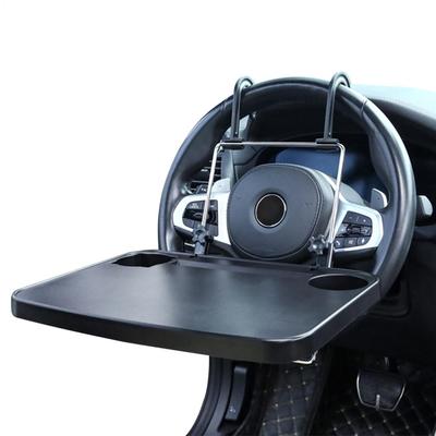 Auto Lenkrad Tisch Tablett Faltbar Auto Lenkrad Schreibtisch für Laptop Halter Ständer Getränkebecherhalter Auto Innenraum Esstisch Tablett