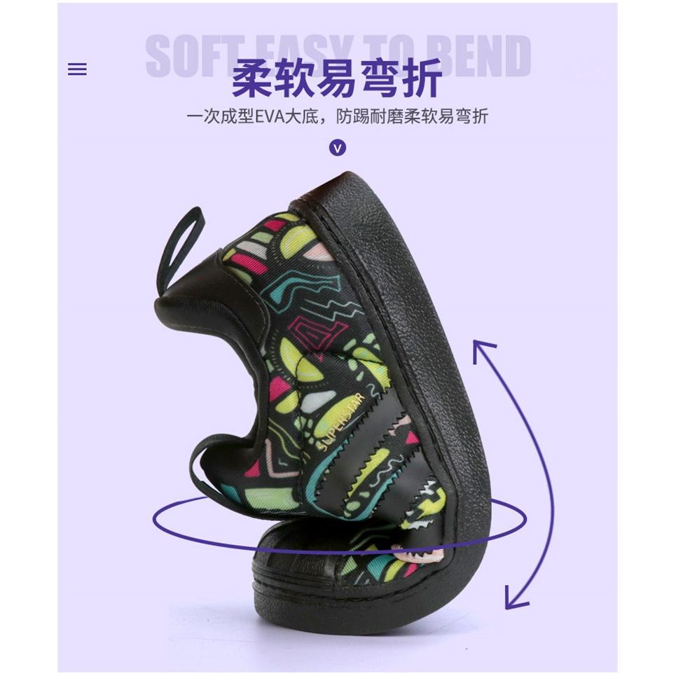 (TD) Adidas Superstar 360 I 'Graffiti Black' Baby EE8389