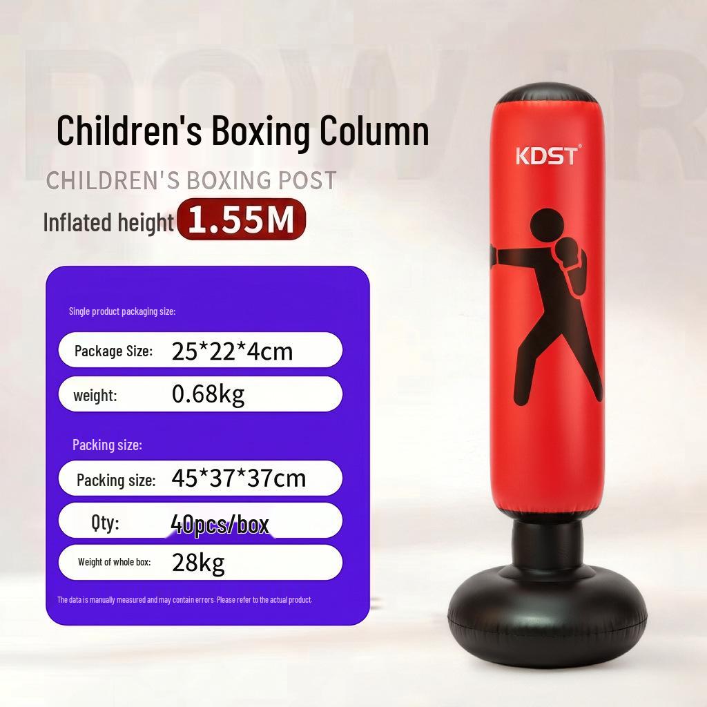 PVC Parent-Child Interactive Inflatable Boxing Tumbler Toy for Home & Outdoor Use
