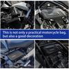 WOOGA Motorcycle Modified Hard Shell Saddle Waterproof Triangle Side Bags Tool Bag Gal Carbon Look Waterproof Zipper for Honda REBEL CMX 250 CMX 300