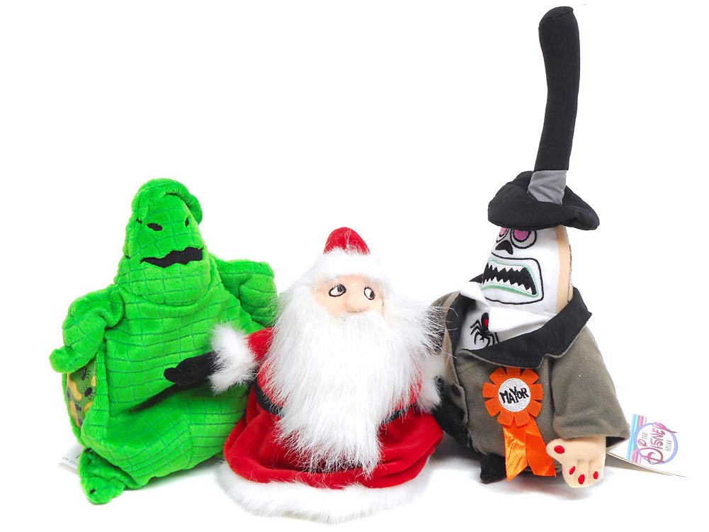 The Nightmare Before Christmas Bean Bag Plush Toy 9 Piece Set 2000 Disney Store Exclusive