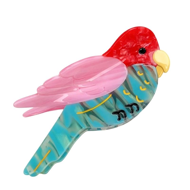  Fashionable Cartoon Bird Hair AccessoriesFriendly Acetate Big Hair Clip For Daily Use School Event Hairstyling