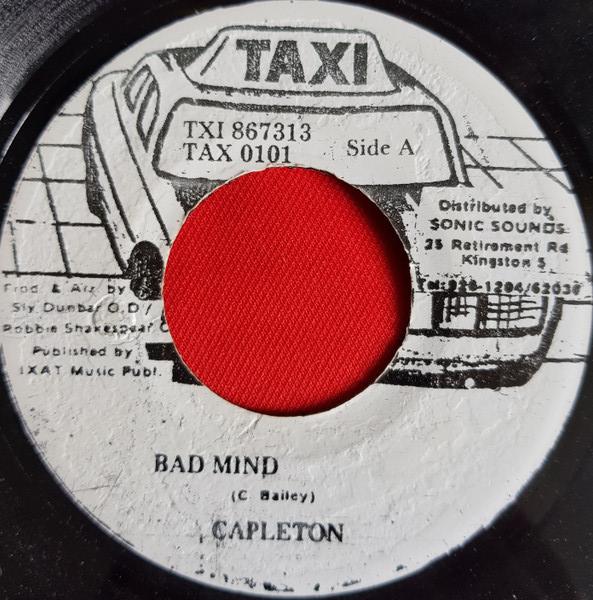 

7inch Record CAPLETON - Bad Mind TAX0101 Taxi Jamaica Reggae, Ska & Dub Used
