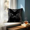 Cute bblack cating Cushion Cover Cushion Cover Set Pcs x x x Pillowcase Decorative Sofa Home Decor