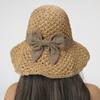 ALAN EATON Hat wigs Cap Brown Color Hair Extension Connect Summer Straw Hat for Women Heat Resistant Fiber Breathable Hat