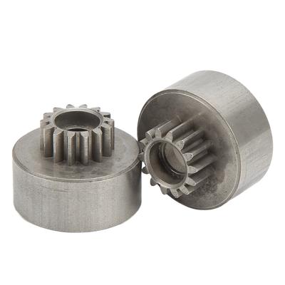 2Pcs RC Clutch Bell Gear 14T Clutch Gear Steel Replacement Part for HSP 94763 1/8 RC Cars Trucks