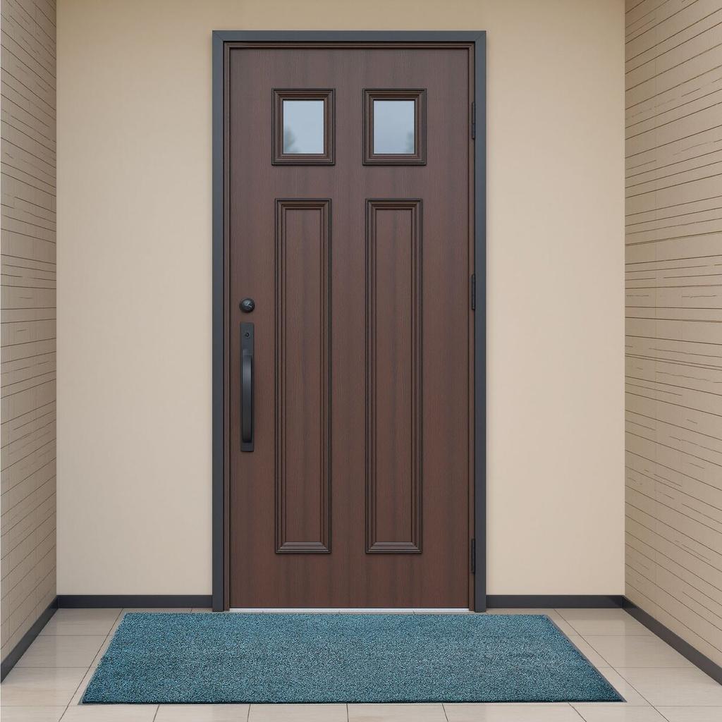 Front Door Mat, 1829 x 1219 mm Commercial Floor Mat for Indoor and Outdoor, Industrial Entrance Carpet with PVC Backing, Heavy Duty Washable Entry Rug