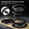 KEYSION 360° Rotating Magnetic Ring Stand Phone Case for MagSafe for OPPO Find N5 Hinge Phone Cover with Glass Screen Protector
