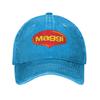 Lifetime Maggi Denim Fabric Baseball Caps Snapback Baseball Hats Breathable Casquette Outdoor for Men's And Women's