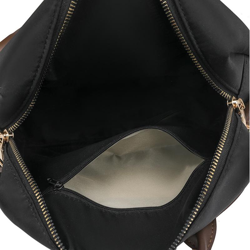 New casual contrasting nylon women's backpack outdoor travel backpack versatile student schoolbag