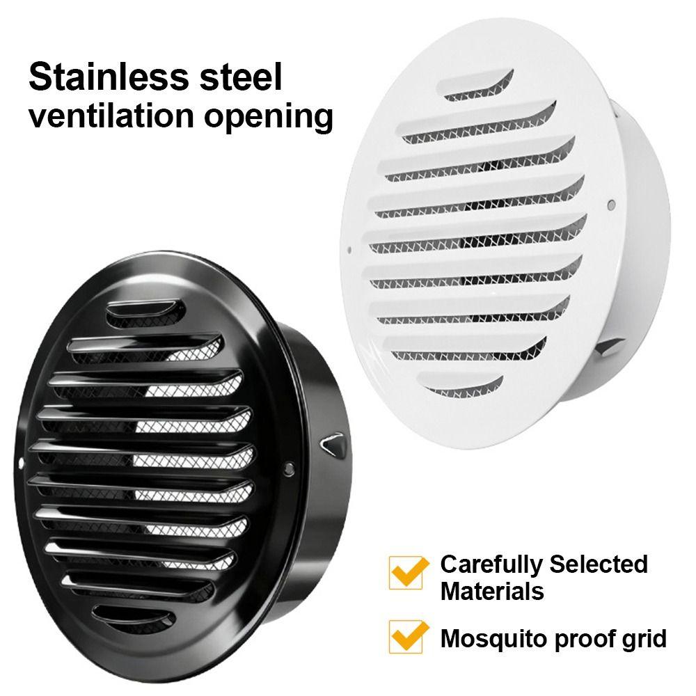Round Air Ventilation Cover Stainless Steel Air Vent Grille Ventilation Tool Ducting Ventilation