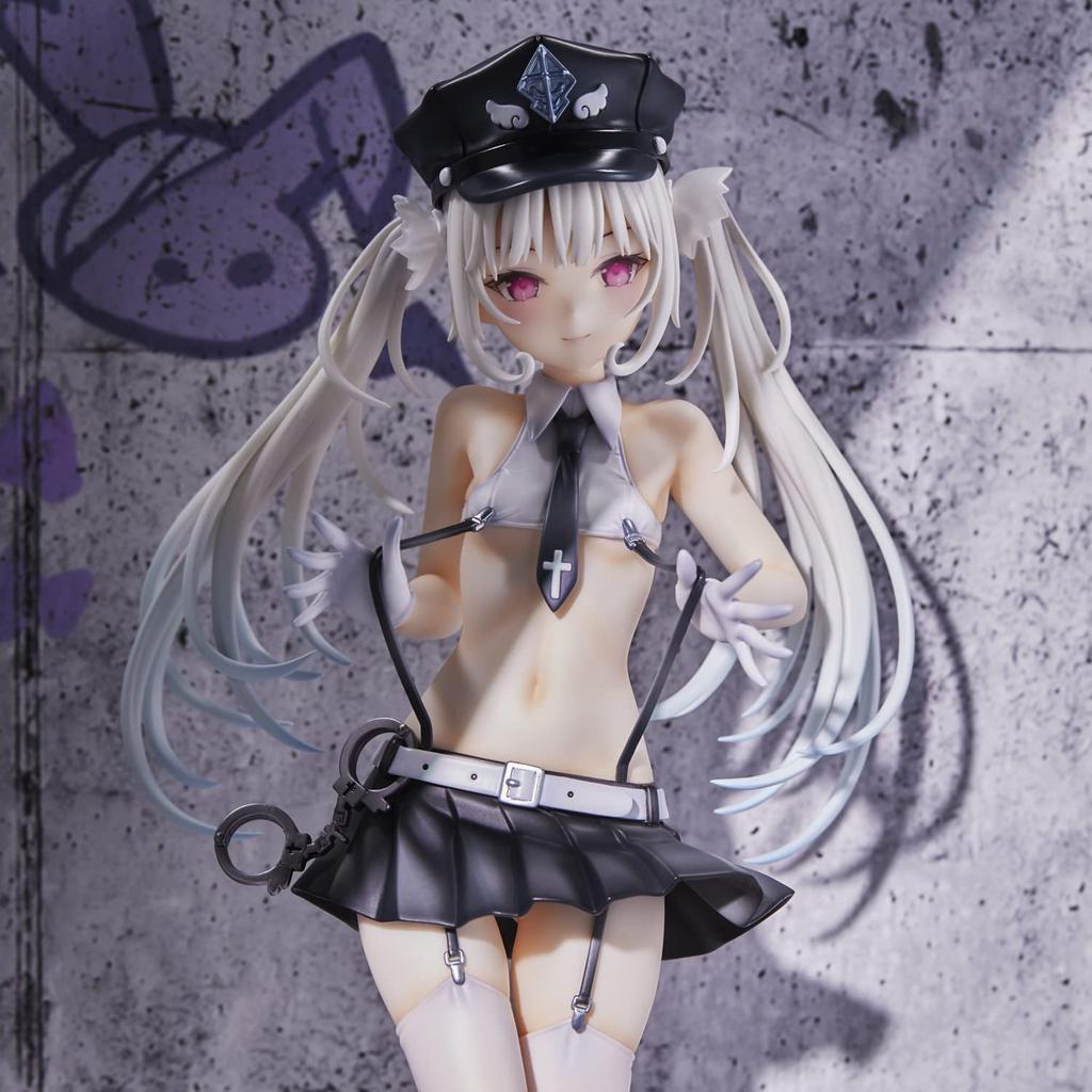 Rurudo Illustration PVC ABS Painted Finished Figure White "Angel Police" Non-scale &