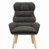 Armchair Dark Grey 69 x 74 x 93 cm Sherpa Fabric