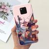 For Huawei Mate 20 Pro Case Soft Silicone Back Cover Black Cat Moon Night Funda For Huawei Mate 20 Mate20 Pro 20pro Coque Capas