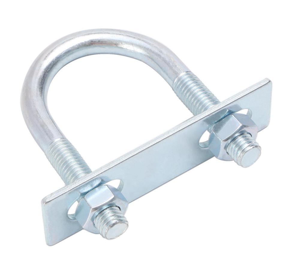 M6 U-Bolt & U-Screw Kit: U-Shaped Riding Clamp & Water Pipe Fixing System