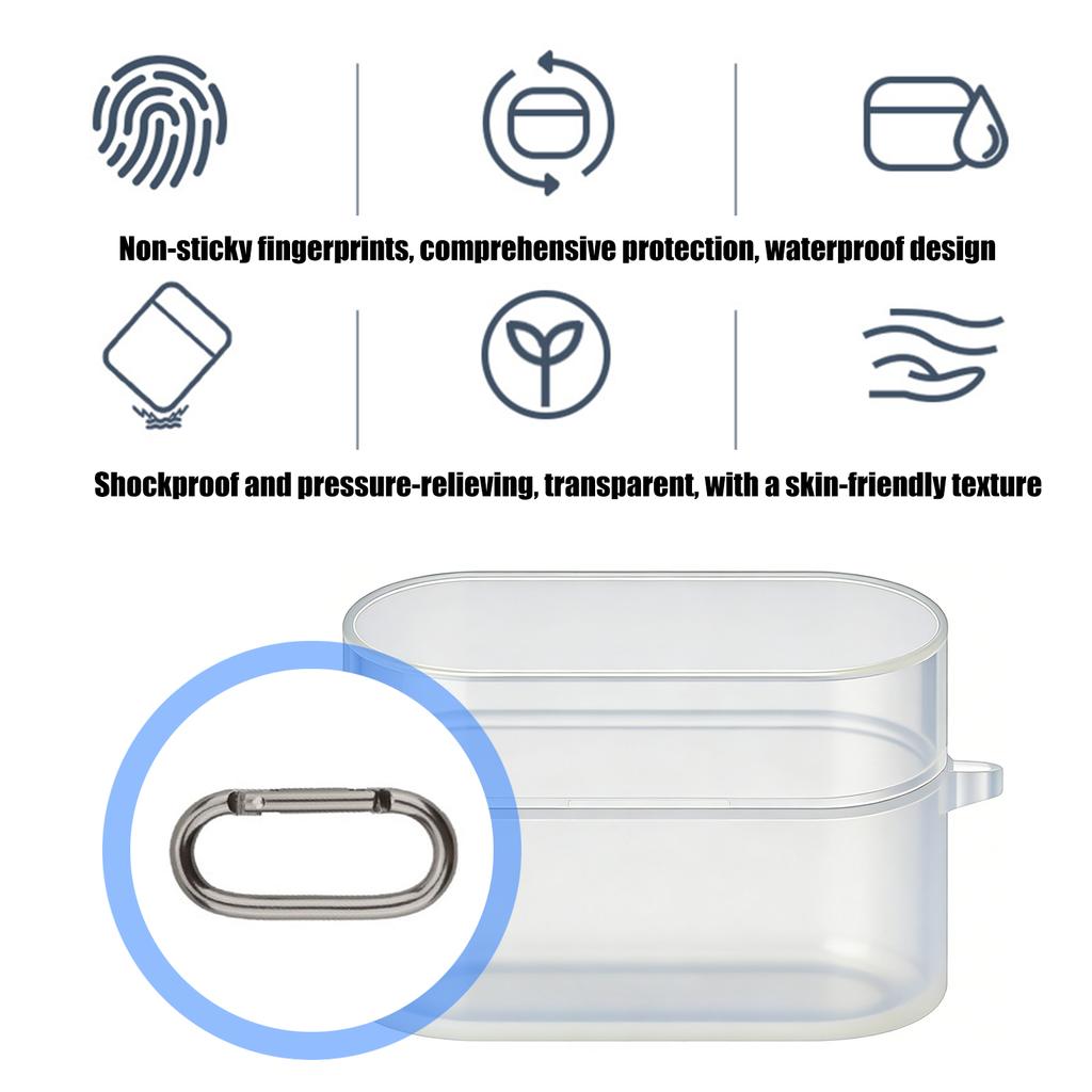 Headphone Shockproof Housing Skin-friendly Guarding Washable Shell Nonslip for WF-1000XM6 Keep Safe From Accidental Drop