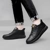 Stivali Uomo Moda Vera Pelle Invernali Piattaforma Caldi Pelliccia Caviglia Corti Stringati Novità Semplici Casual Scarpe da Lavoro Botas Scarpe da Ginnastica Uomo
