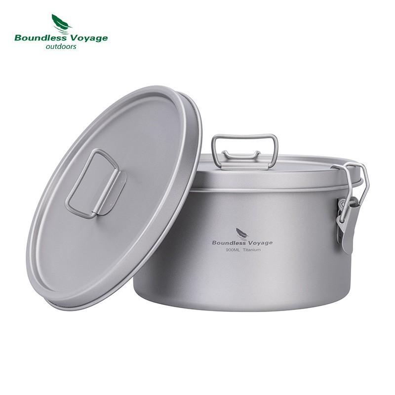 Titanium Food Storage Container Leakproof Lunch Box Outdoor Home Office Adult Use 900ml 1500ml
