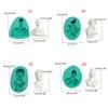 3D Portrait Sculpture Silicone Flexible Food Safe Mould Clay Resin Ceramics Candy Fondant Candy Chocolate Soap Mould