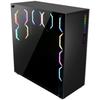 Abkoncore Počítačová skříň R780 Sync - RGB podsvícení - Černá - Tvrzené sklo - Formát E-ATX (ABKO-RMS-780-SYNC)