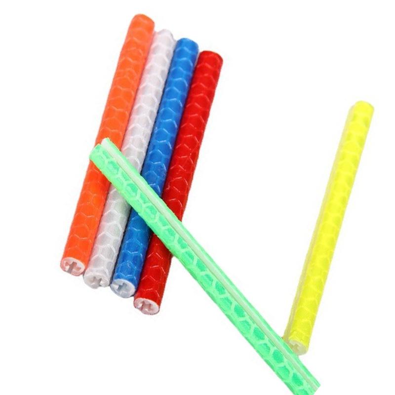 Universal Reflective Bicycle Wheel Spoke Strips for Mountain Bikes