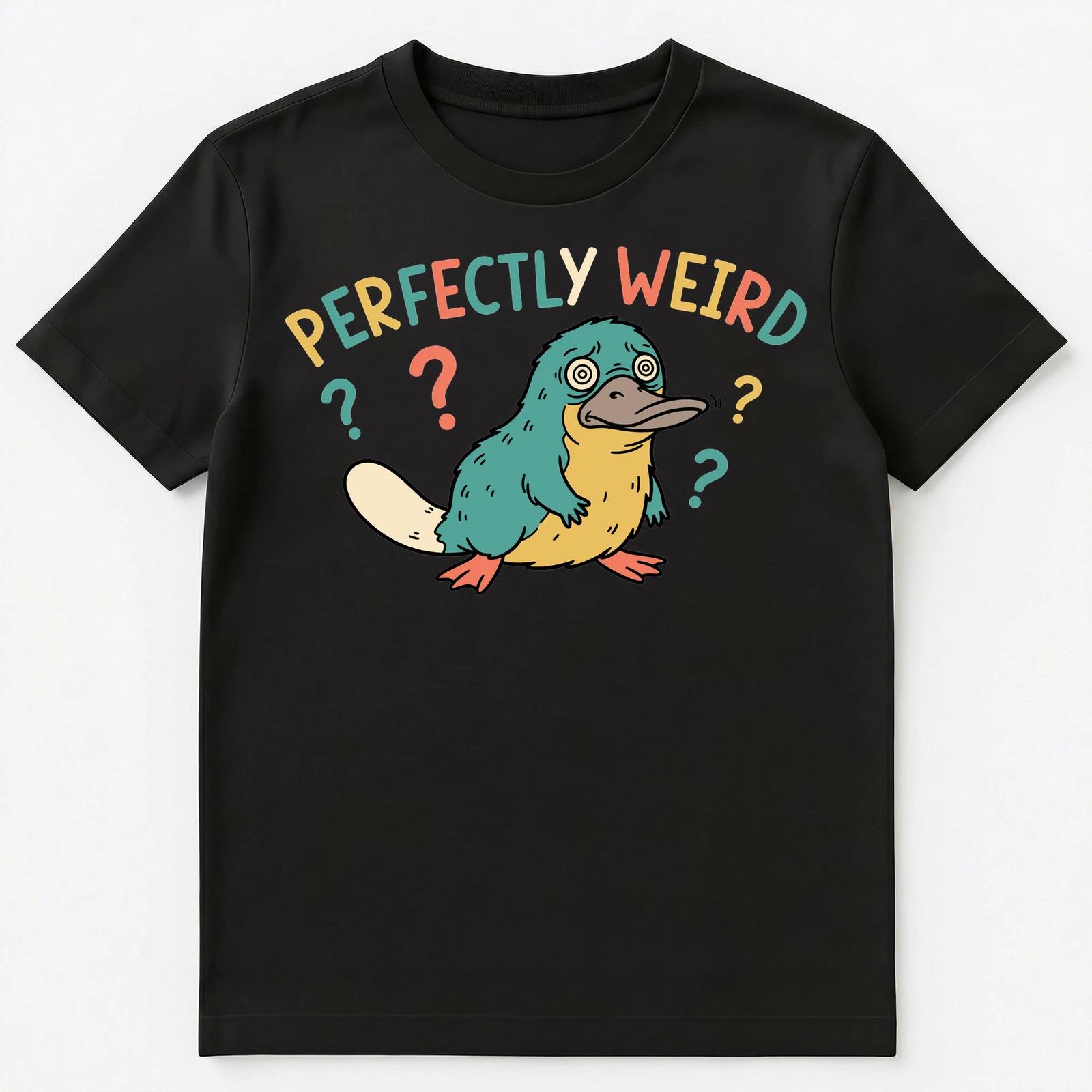 

Perfectly Weird Platypus Motivational Design Unisex T-Shirt 3XL