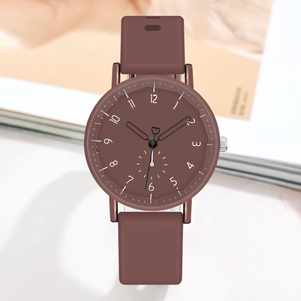 New Candy Color Women Watch Silicone Strap Arabic Digital Dial Sports Wristwatch Ladies Quartz Watche Student Use