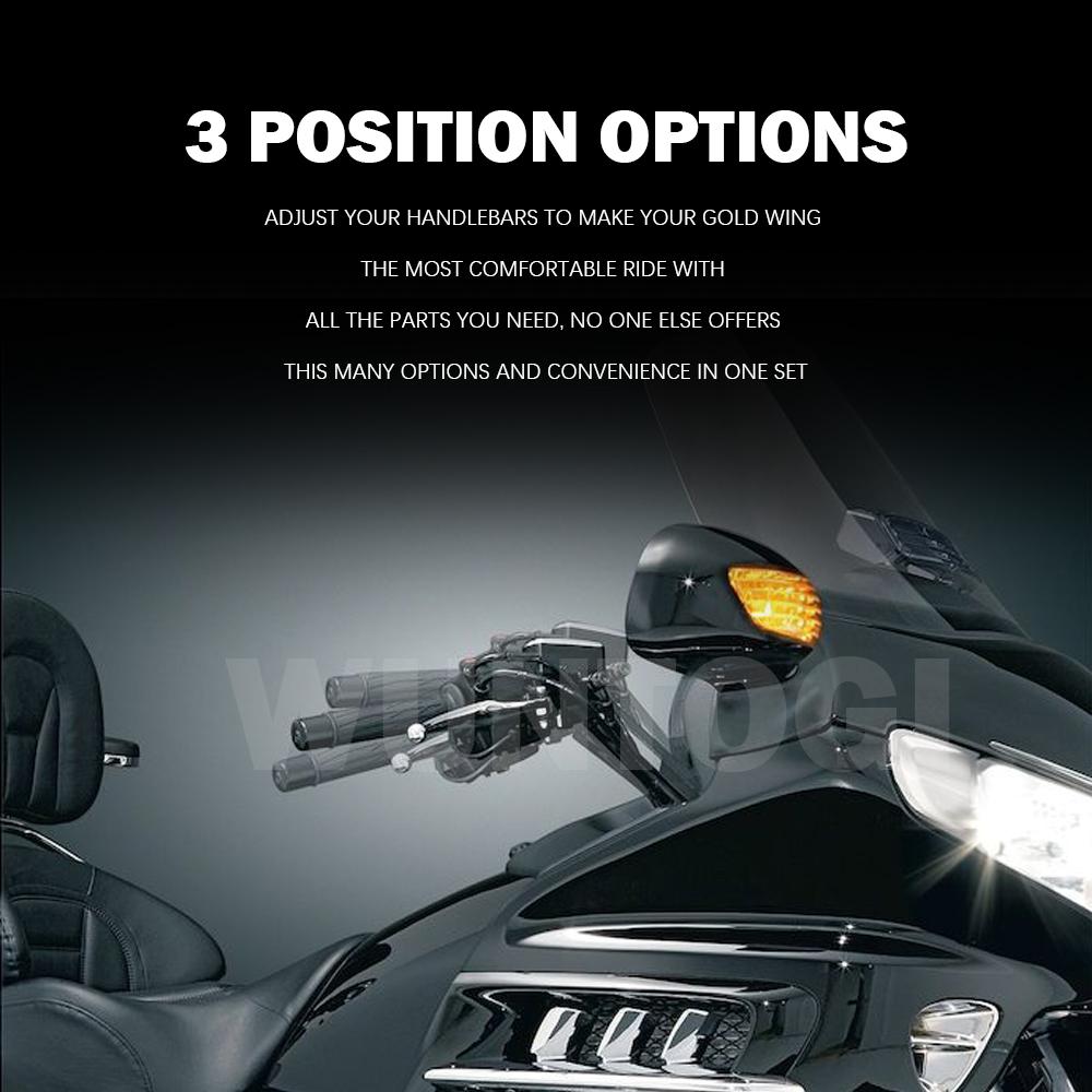 For Honda Goldwing GL1800 F6B Motorcycle Bar Accessories Clamps Handlebar Risers Adapter Modification Accessories 2001