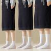 Female Spring and Autumn All Kinds of Sports Girdle Waist Cotton Boneless Long Tube Pile Socks