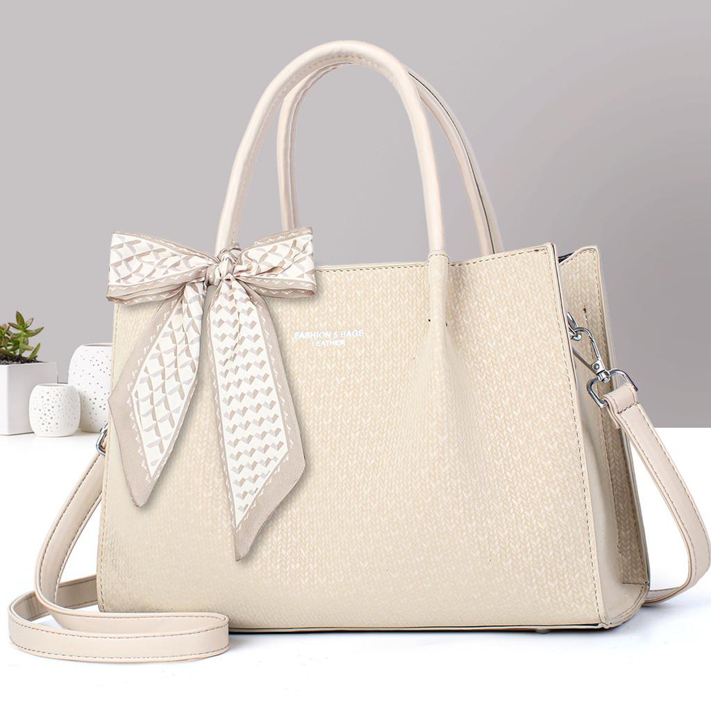 Classic Pu Tote Bag For Women With Large Capacity And Retro Style For Daily Use