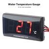 Motorcycle Digital Water Temperature Gauge   Thin   12V LCD With 22mm Sensor Adapter for Most Motorbikes