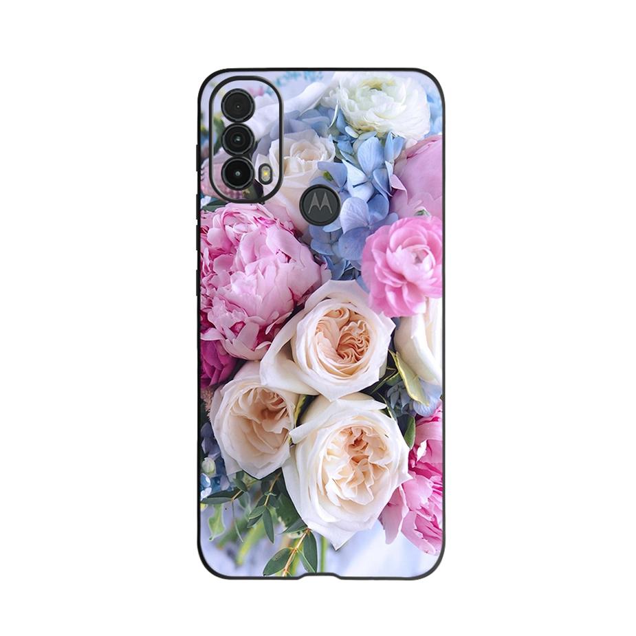 Cute Painted Cover For Motorola Moto E30 E40 Case Soft Silicone Fundas Phone Case For Motorola E30 Moto E40 E 30 40 Cover Bumper