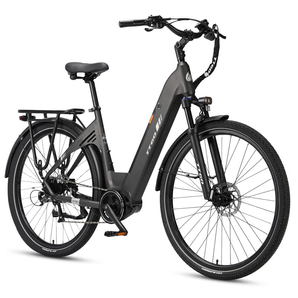 TTGO C7 SE All-Terrain High-end Electric Bicycle 36V18Ah Battery 28 Inch Wide Tires 250W Motor E- Mountain Bike With TowSeat