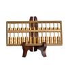Exquisitely Carved Brass Abacus: Solid Copper Ornament for Living Room or Office Decoration, Ideal Company Opening Gift.