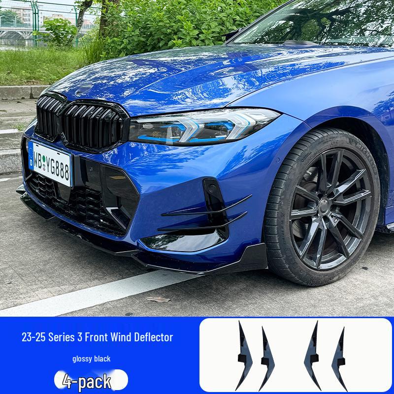 Front Lip & Bumper Kit for 20-25 BMW 3 Series - Black MP