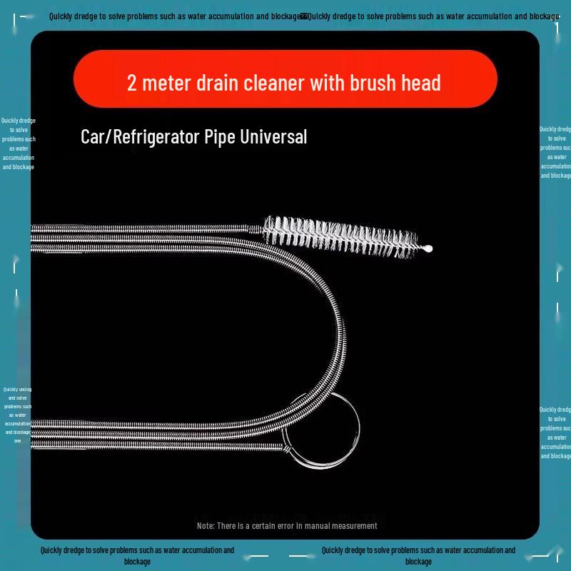 Refrigerator Drain Unclogger Tool for Water Pipe and Compartment Blockages