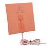 12V 24V 110V 220V Silicone Rubber Electric Heating Pads 3M Adhesive Sticker Thermal Heater Baking Mat NTC 100K Thermistor Sensor