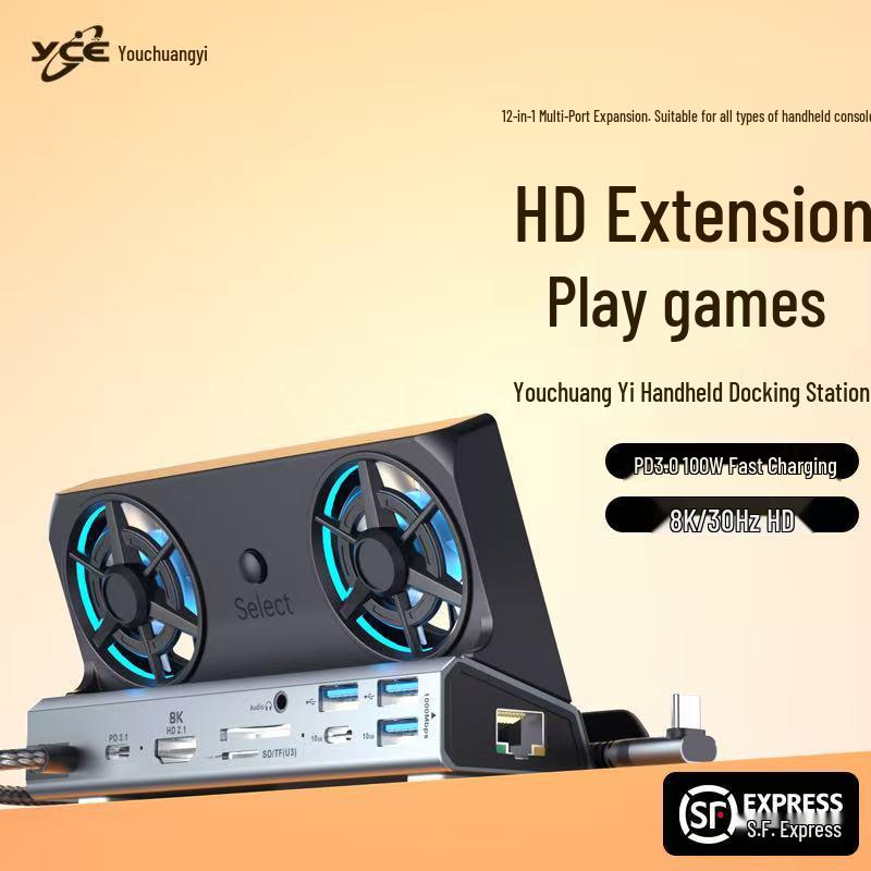 Switch2 TV Monitor Converter Dock for Steam Deck