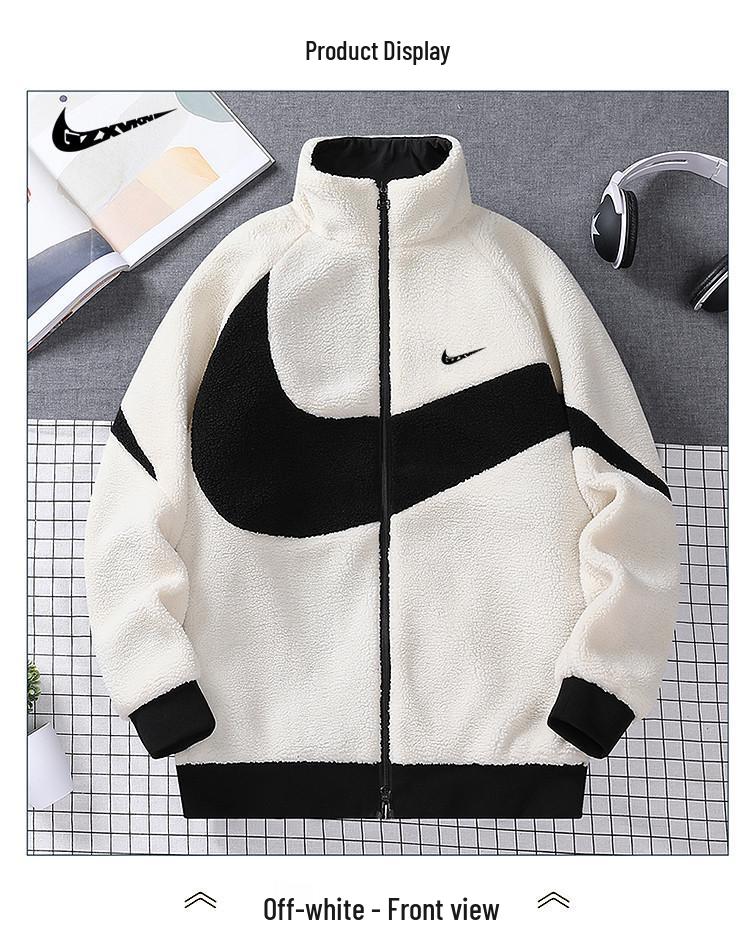 2025 Winter Reversible Lamb Wool Men's Trendy Jacket - Unisex Warm Cotton-Padded Coat