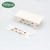 100pcs Merry Christmas Dovetail Hanging Tags - For Holiday Decorations, Family & Friends, Christmas Decorations