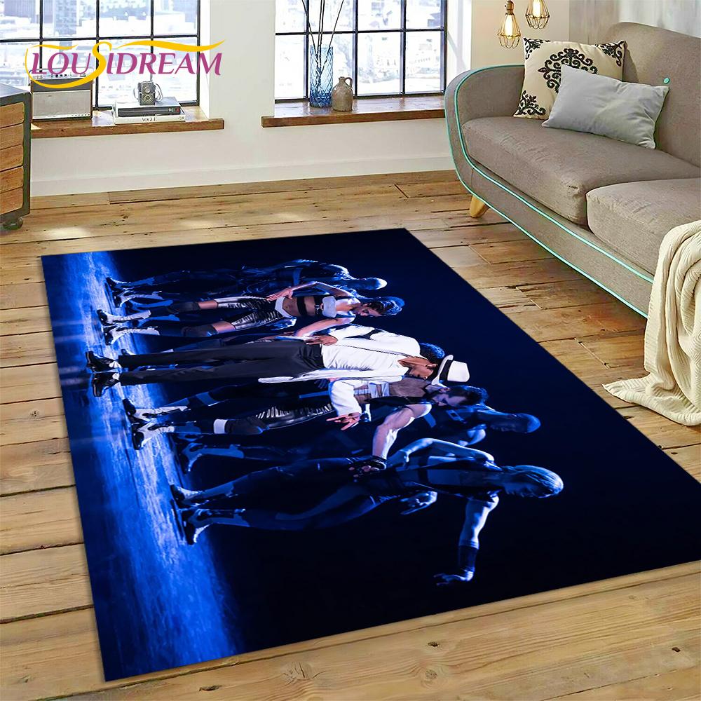 MJ Král Popu Michael Jackson Koberec do Obývacího pokoje Ložnice Domácí Dekorace, Podložka Protiskluzová Dekorace na Pohovku Rohožka Dárek