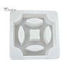 Decorative Garden Flagstone Maker Plastic Stepping Stones Mold, Reusable Concrete Mold for Walkway Path Maker, Durable DIY Casting Outdoor Cement
