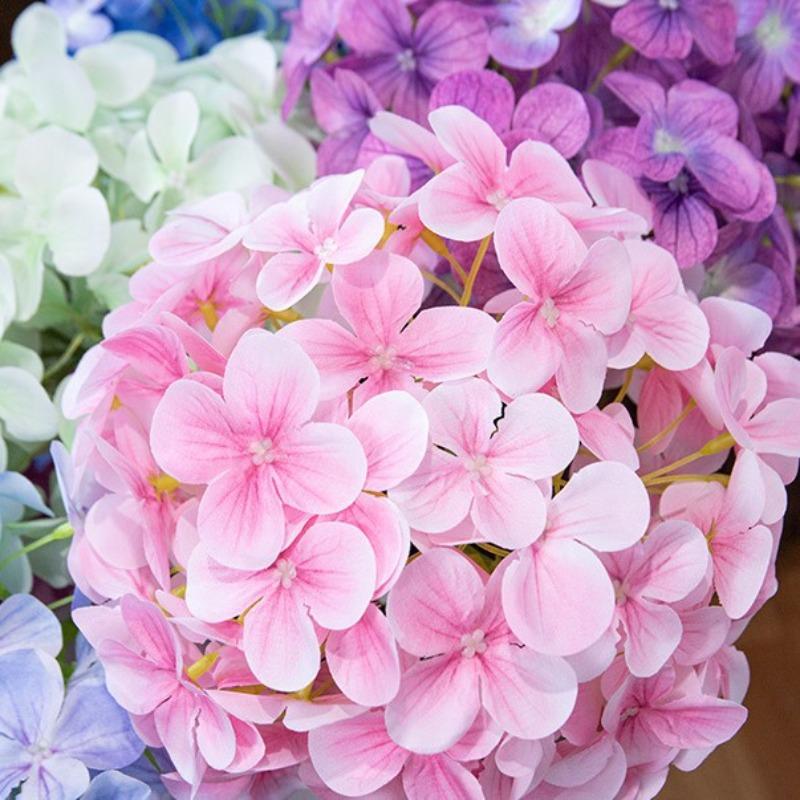 Artificial Hydrangea Wedding Hall Home Decoration Ornaments, Artificial Hydrangea Artificial Flowers