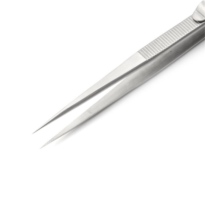Buy Stainless Steel Straight Jewelry Tweezers 1 Piece Adjustable Anti
