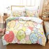 Flower Deer Bedding Sets Cartoon Animal Kid‘s Duvet Cover Boys Girls Cute King Quilt Cover Bedroom Bed Set Queen Bedding Set