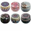 Lovely Mini Tin Box Gift Jewelry Tin Box Cookie Candy Tea Storage Round Drum Tinplate Box Drawer Organizer