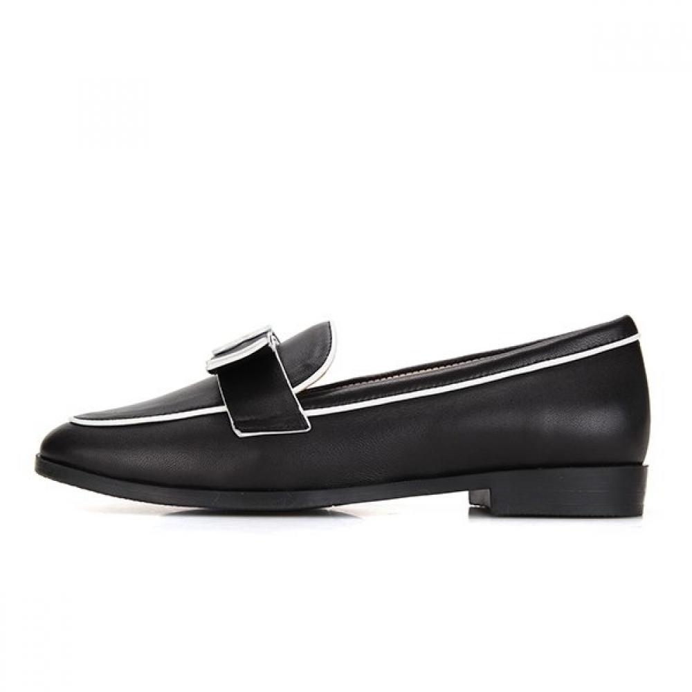 Barbara Women S Color Block Leather Loafer 2cm Bbg152bk
