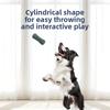 Teething and Cleaning Dog Toys, Large Cylindrical Rubber Dog Pet Toys That Can't Bite Through